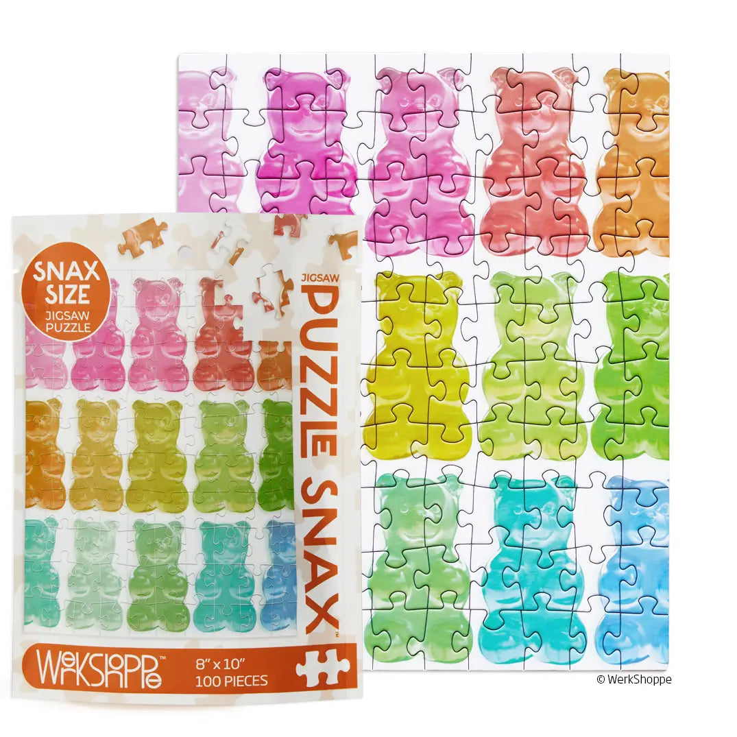 100 PIECE PUZZLE SNAX - GUMMY BEARS