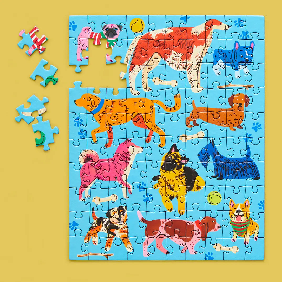 100 PIECE PUZZLE SNAX - POOCHES PLAYTIME