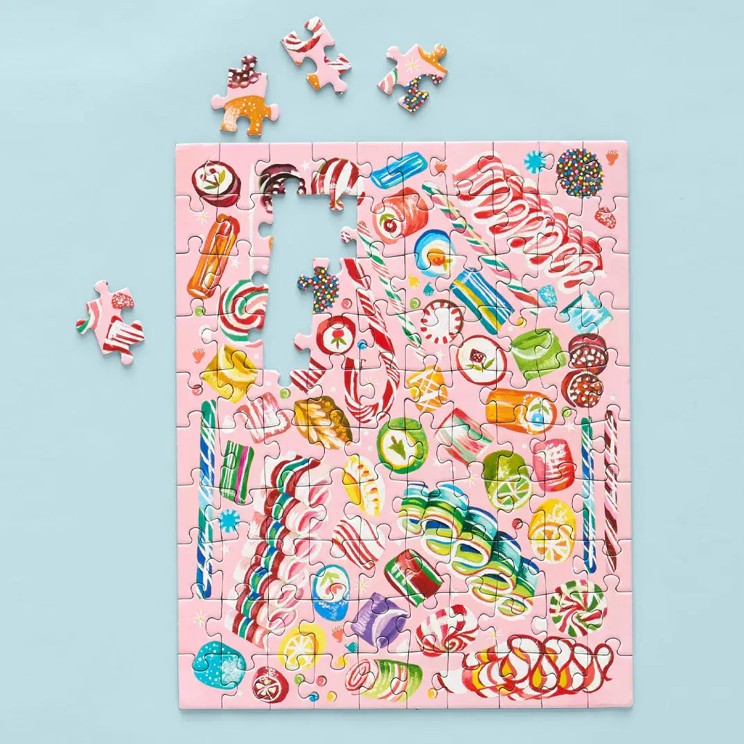 100 PIECE PUZZLE SNAX - SWEETS