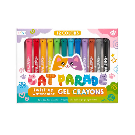 CAT PARADE GEL CRAYONS