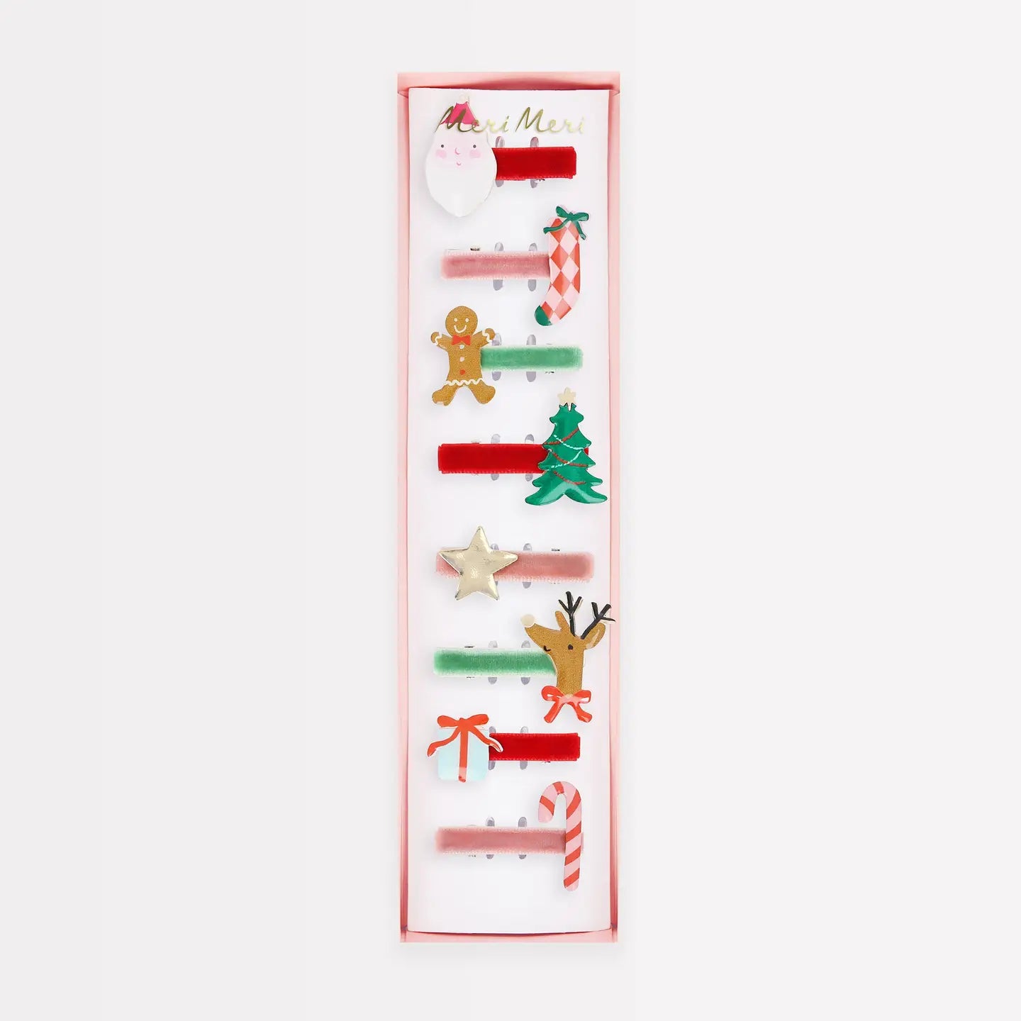 JOLLY CHRISTMAS HAIR CLIPS MERI MERI
