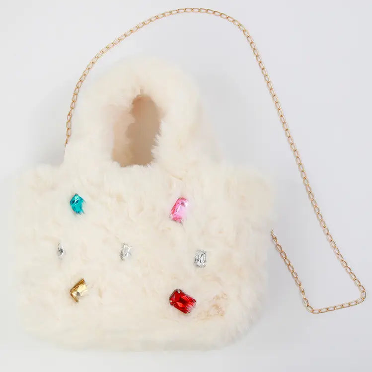 FUR JEWEL PURSE