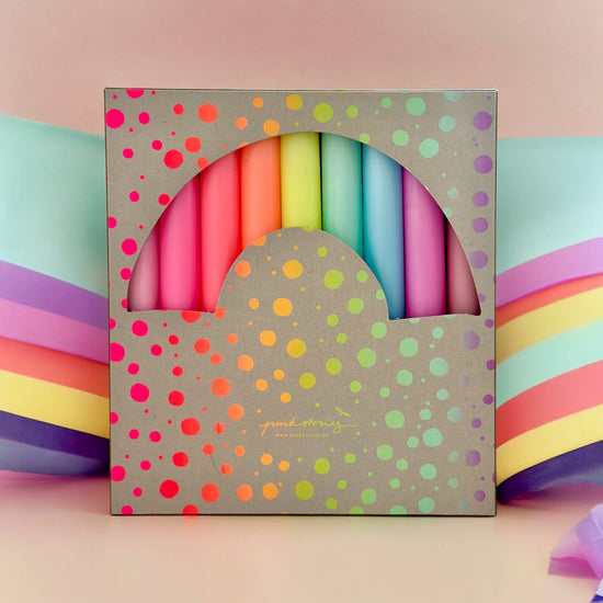 DIP DYE NEON - RAINBOW BOX