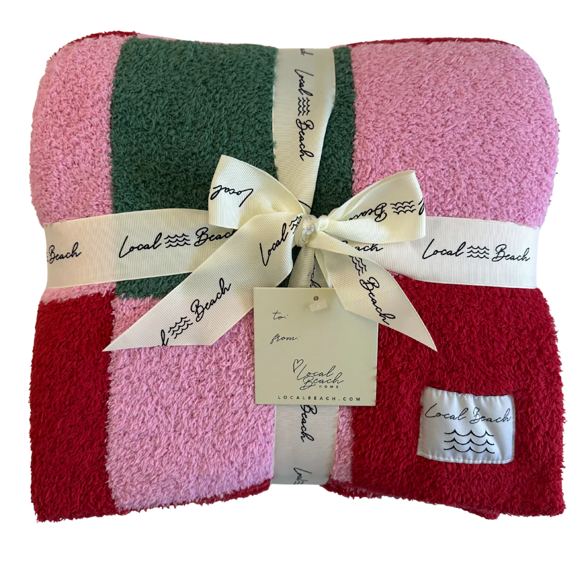 LOCAL BEACH MIX HOLIDAY CHECKERED LUXE HOME BLANKET