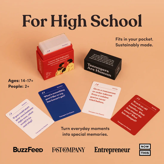 TEENAGERS ARE HUMAN CARDS