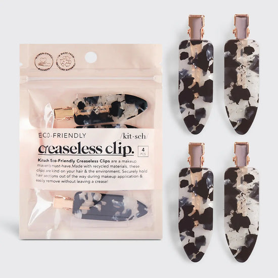 CREASELESS CLIPS - BLACK TERRAZZO