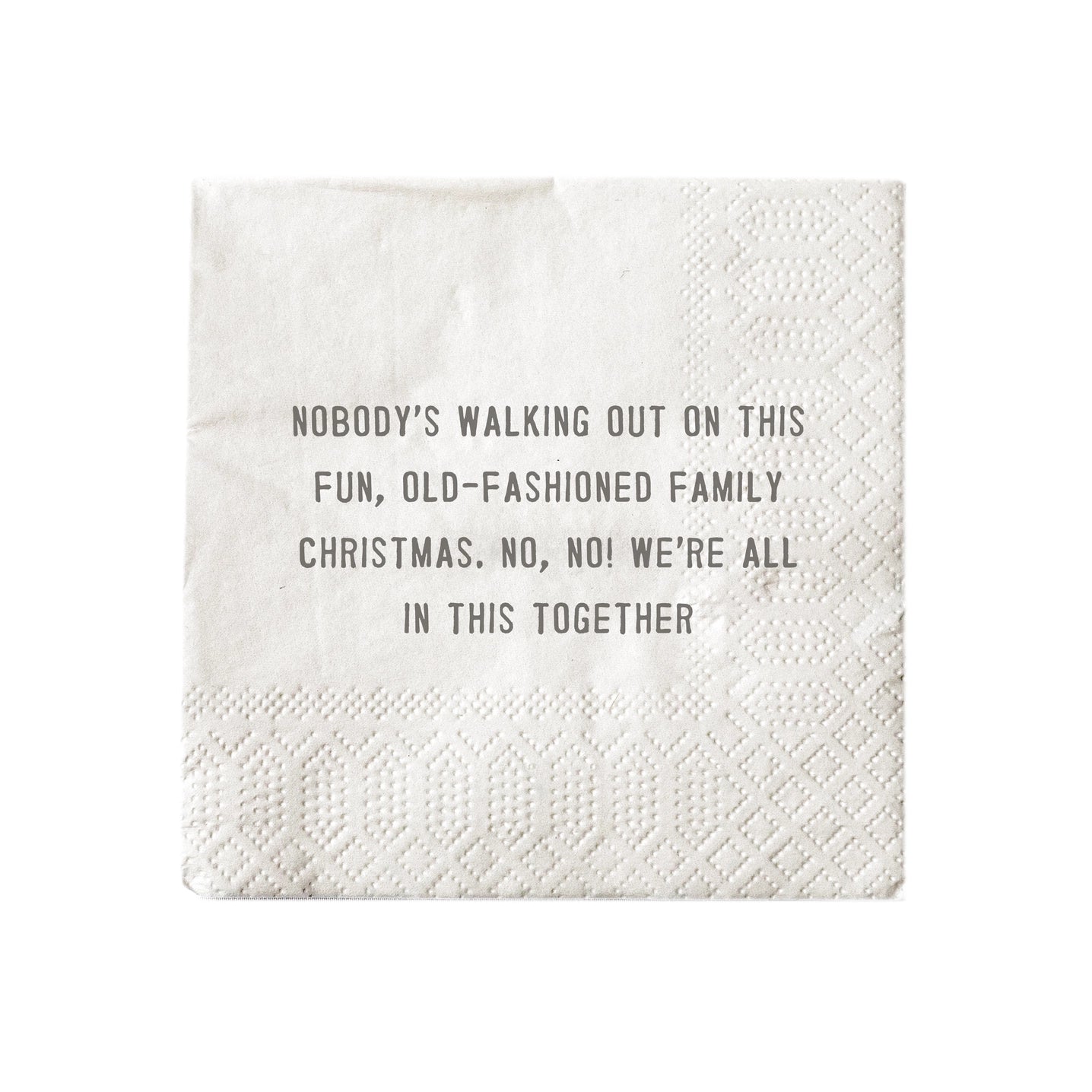 HOLIDAY COCKTAIL NAPKINS