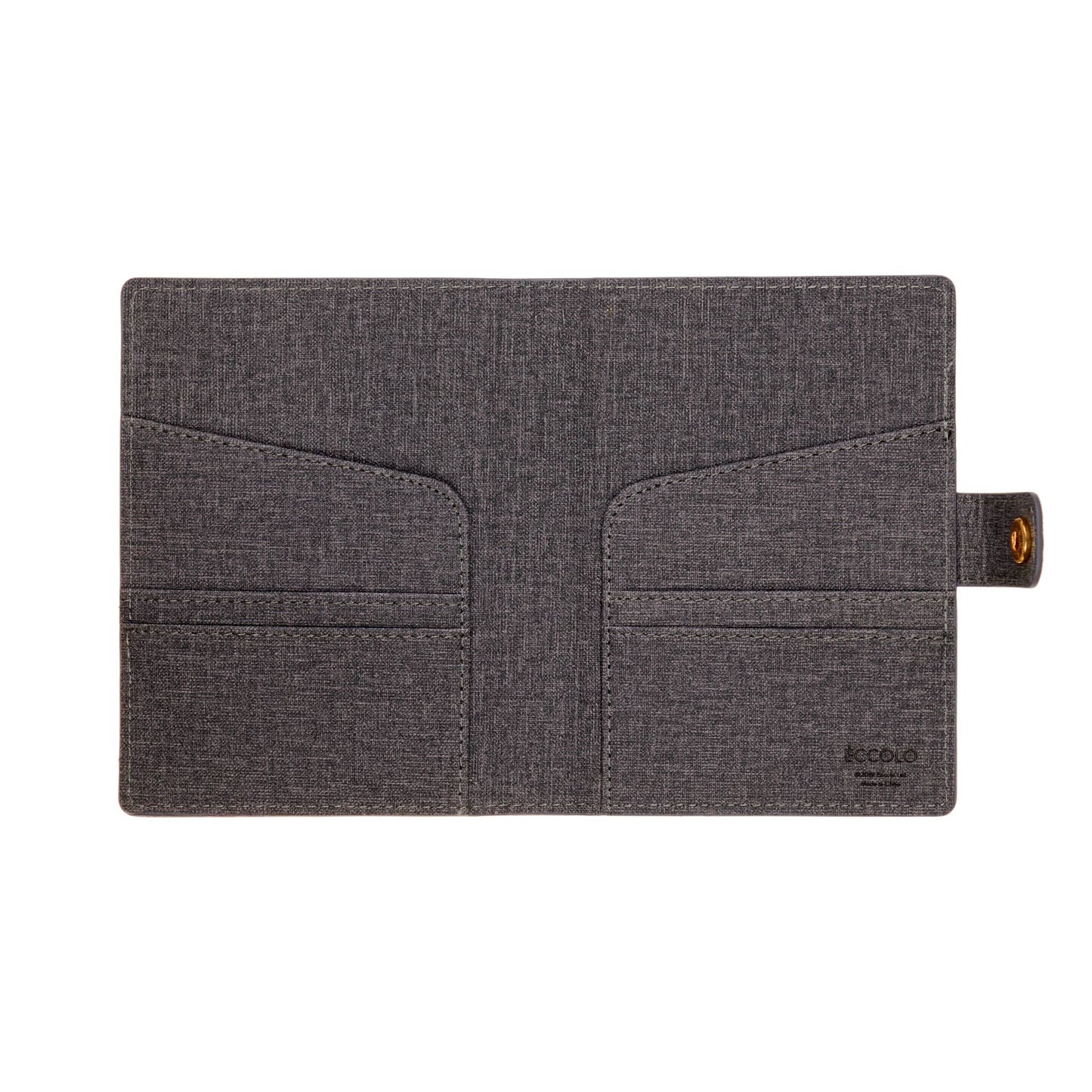 DELUXE PASSPORT CASE - GREY