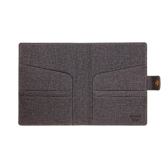 DELUXE PASSPORT CASE - GREY