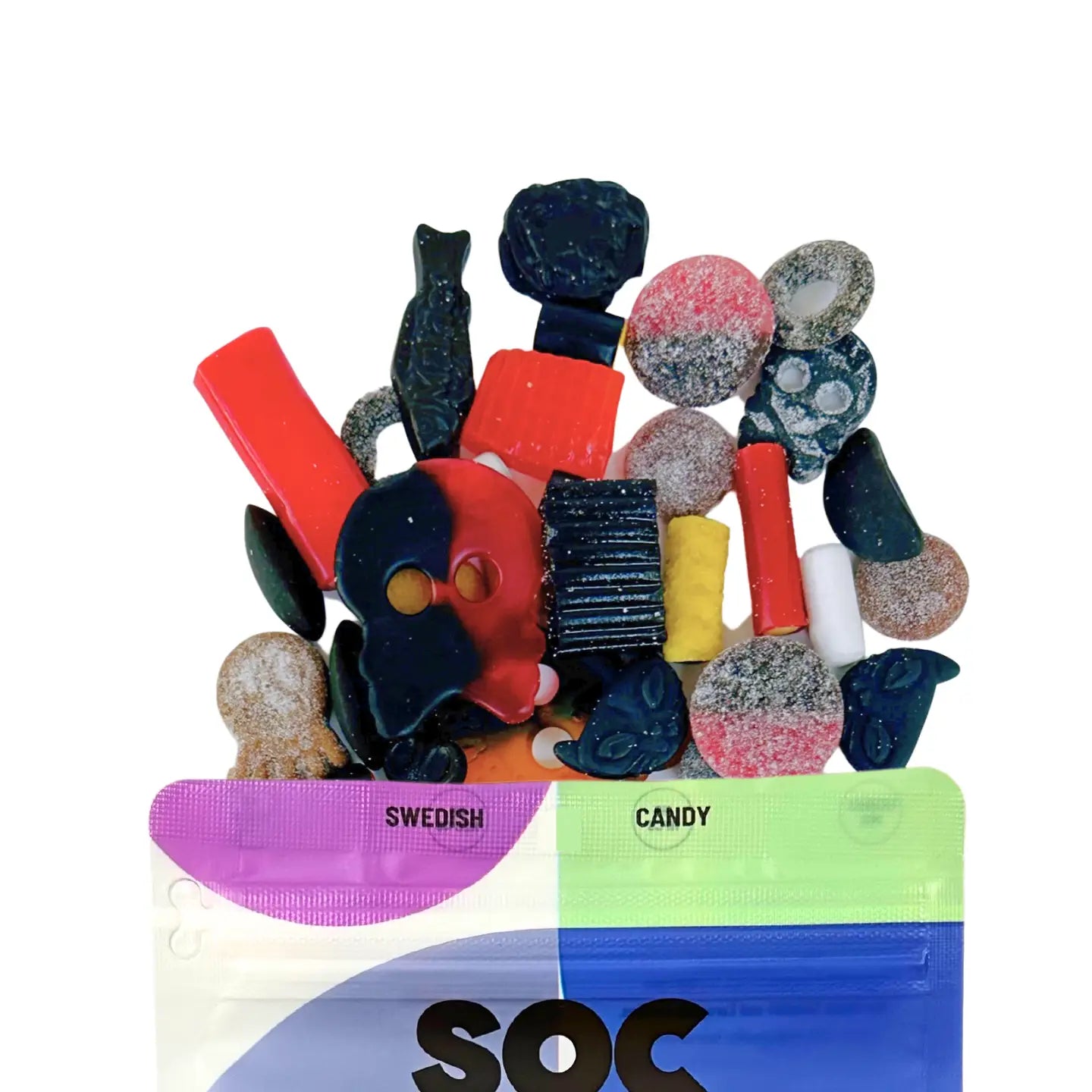 LICORICE MIX SWEDISH CANDY BAG