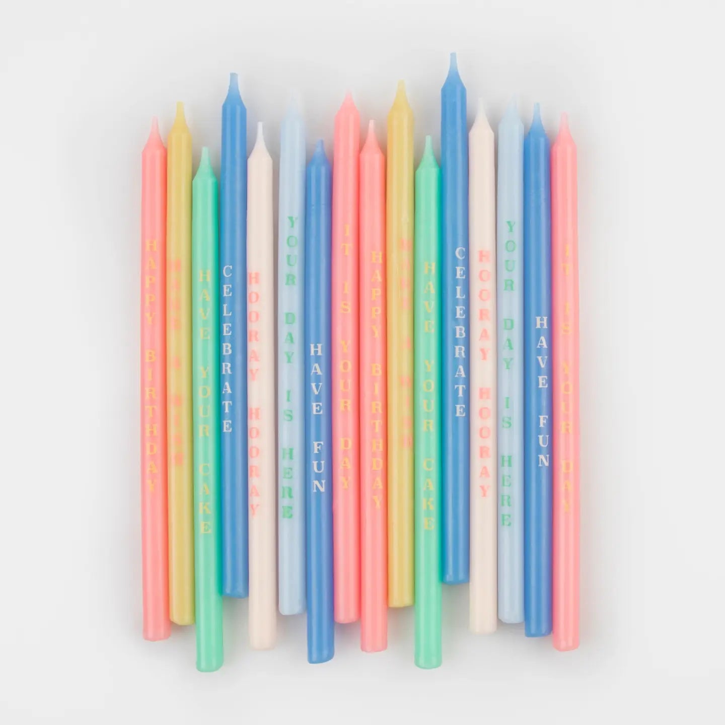BIRTHDAY PHRASES CANDLES