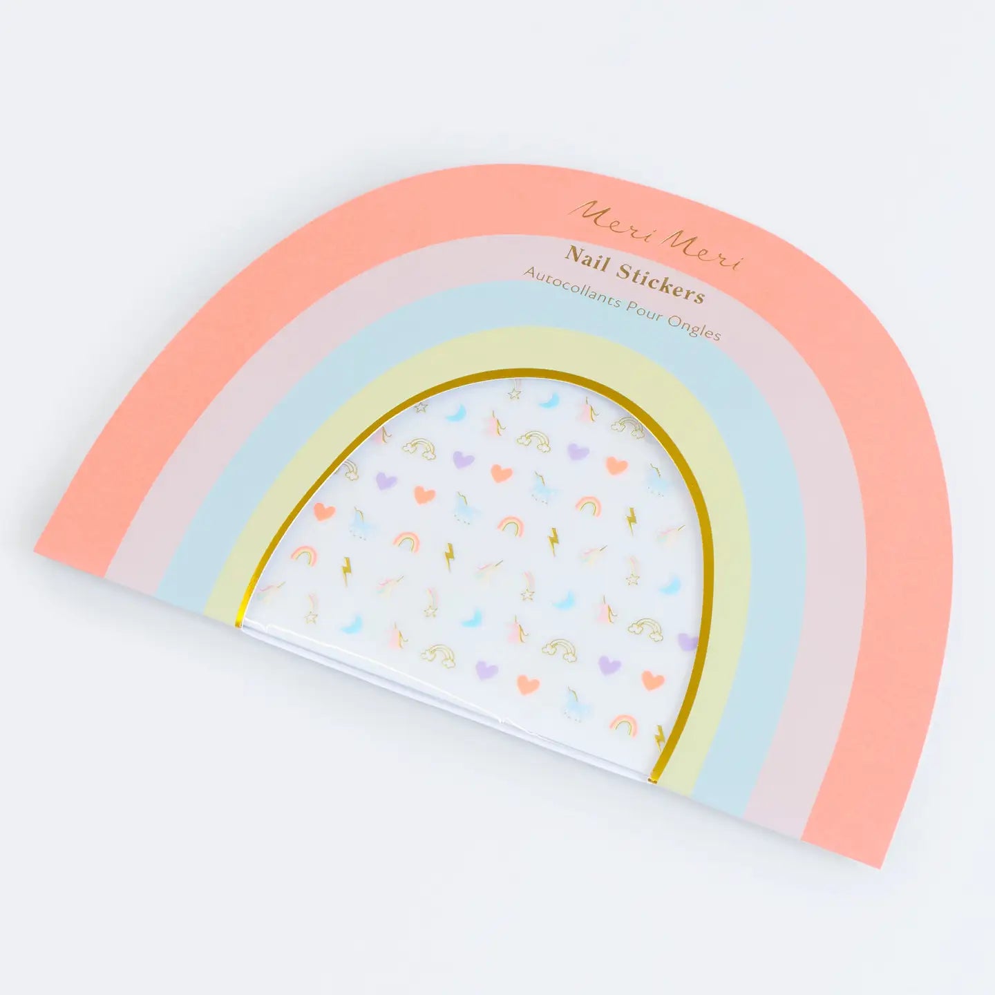 RAINBOW UNICORN NAIL STICKERS MERI MERI