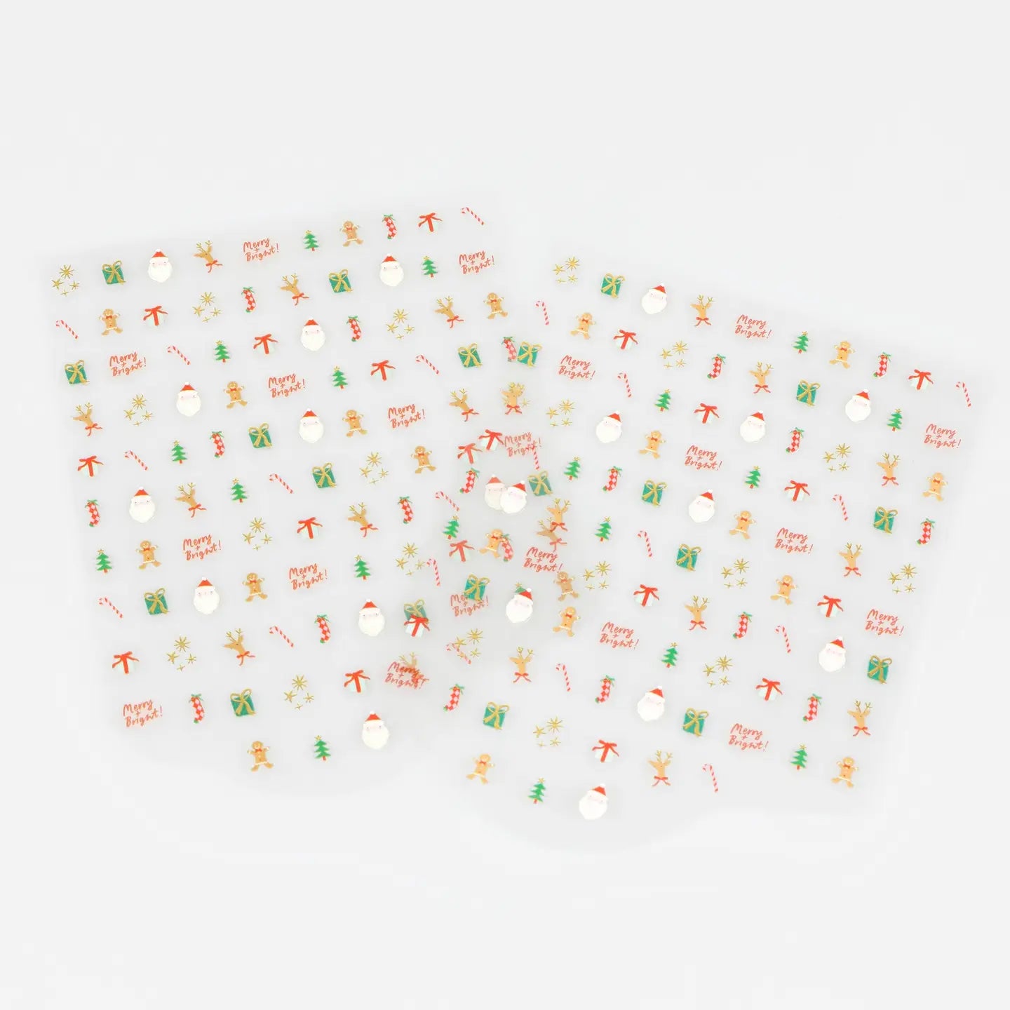 CHRISTMAS NAIL STICKERS MERI MERI