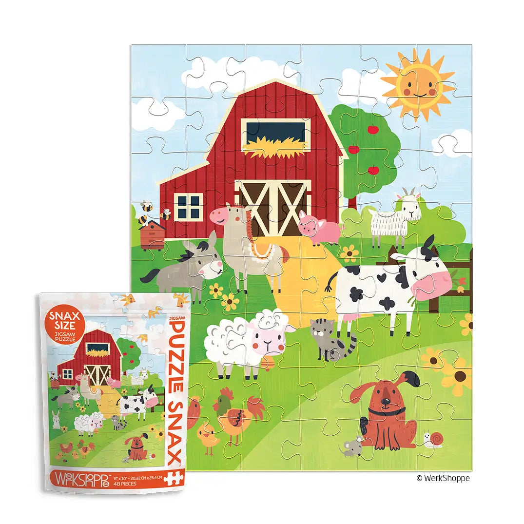 48 PIECE PUZZLE SNAX - FARM LIFE