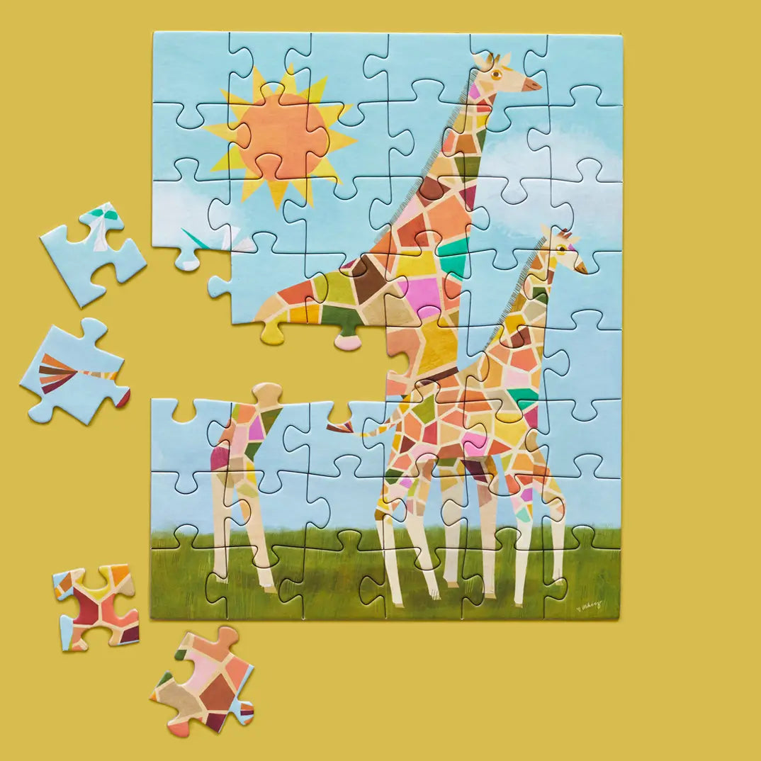 48 PIECE PUZZLE SNAX - SUNSHINE GIRAFFES