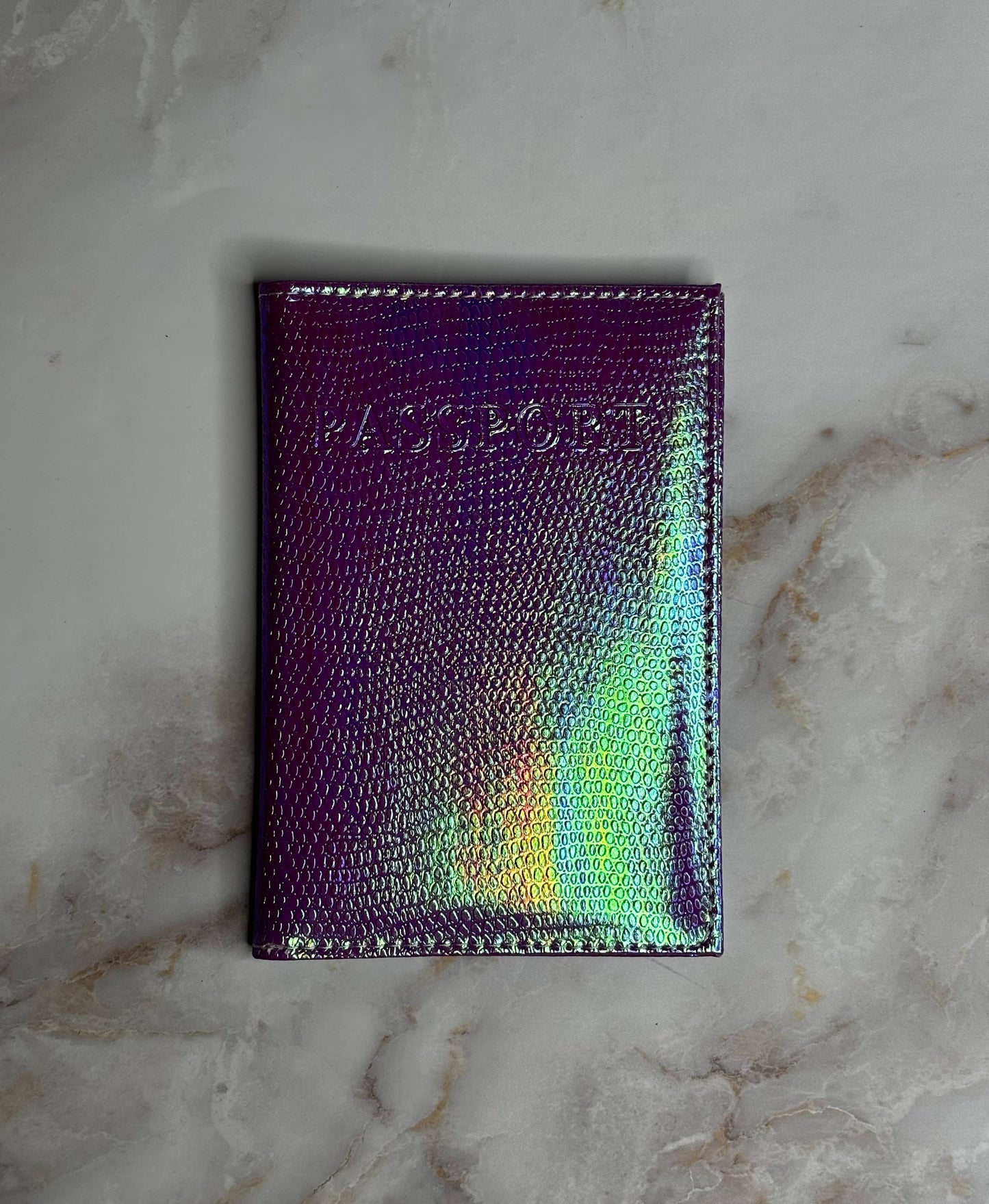 SERPENCHANT PASSPORT COVER - PURPLE