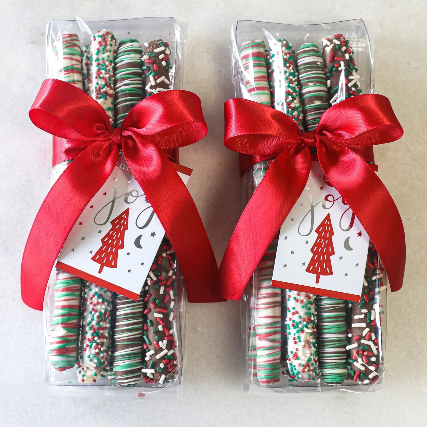 MILK & WHITE CHOCOLATE COVERED PRETZEL RODS