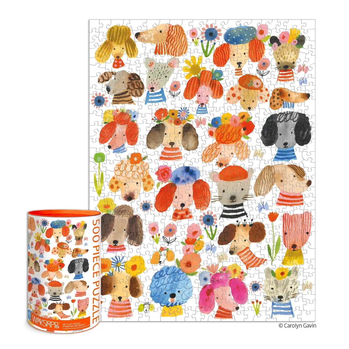500 PIECE JIGSAW PUZZLE - DOG EARED