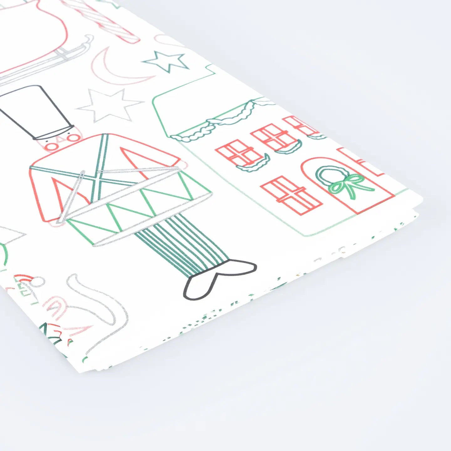 CHRISTMAS COLOR IN ACTIVITY TABLECLOTH MERI MERI