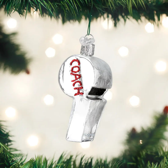 COACH'S WHISTLE ORNAMENT