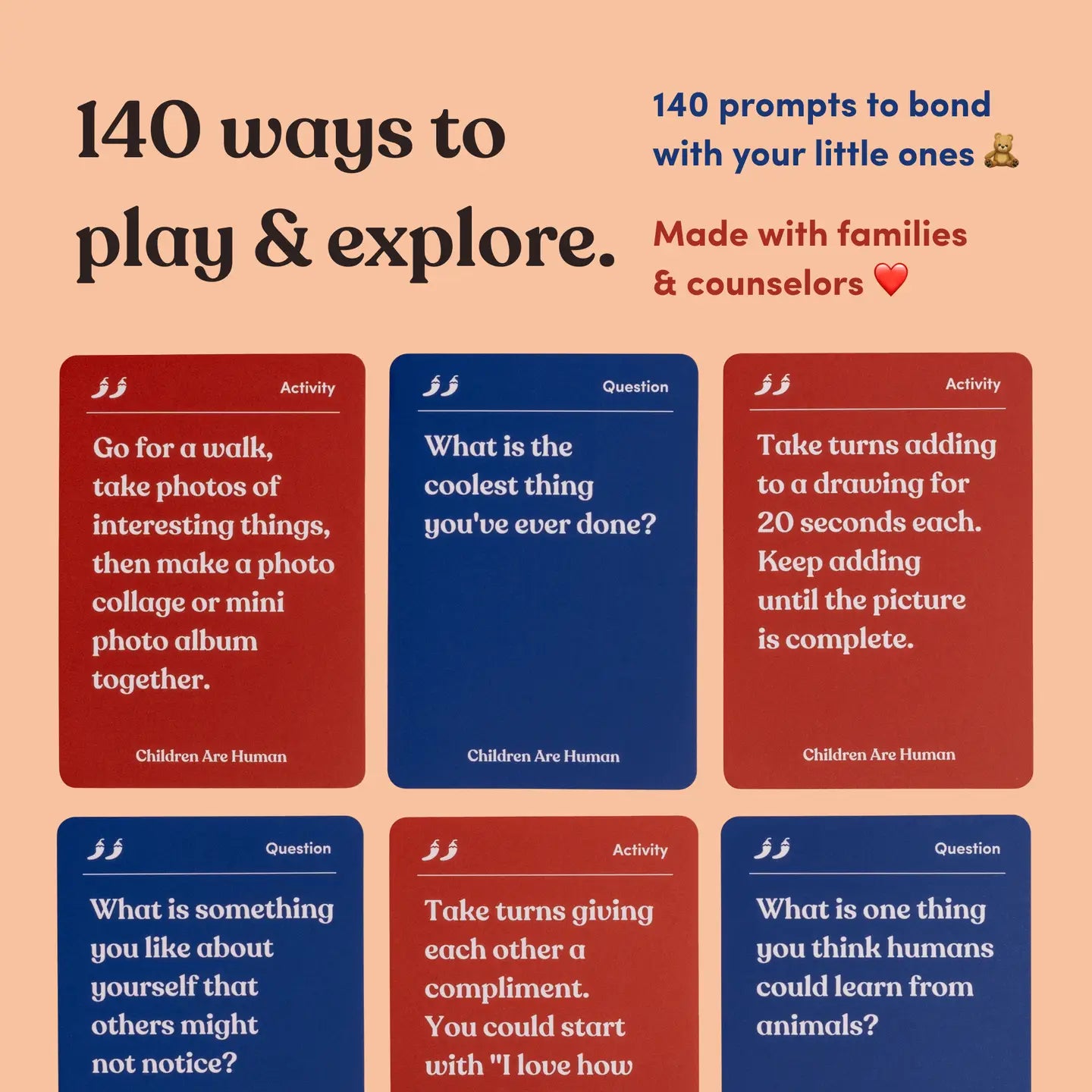 CHILDREN ARE HUMAN CARDS