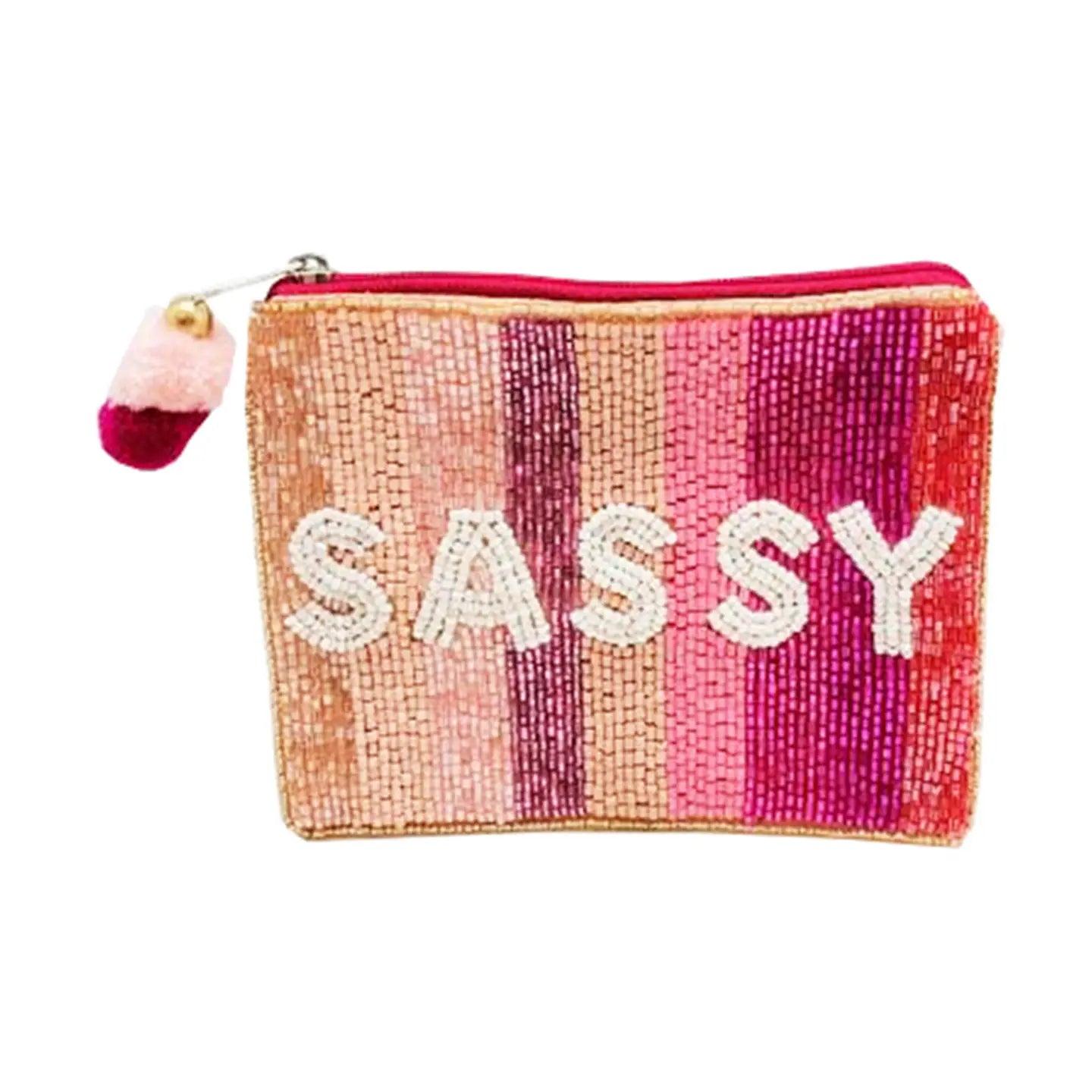 BEADED COIN PURSE