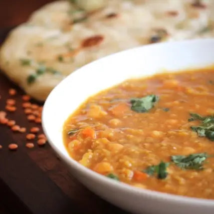 COCONUT LENTIL CURRY SOUP