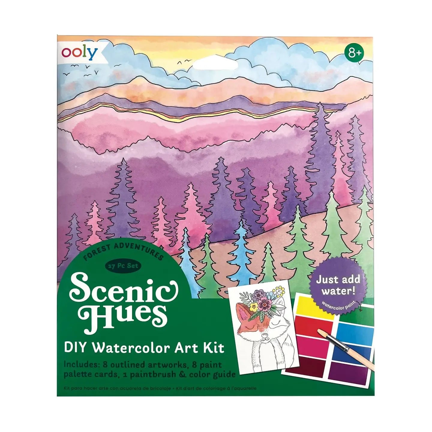 SCENIC HUES D.I.Y WATERCOLOR KIT