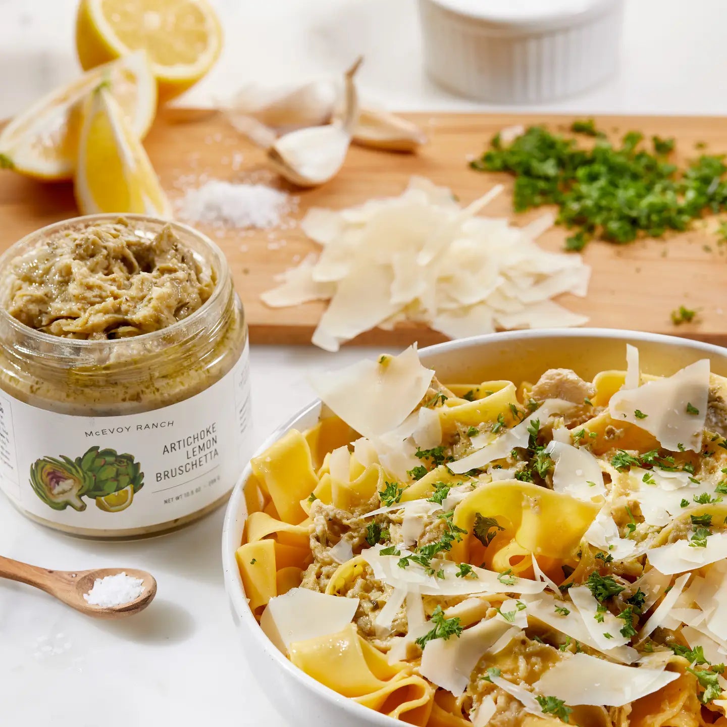 BRUSCHETTA - ARTICHOKE LEMON