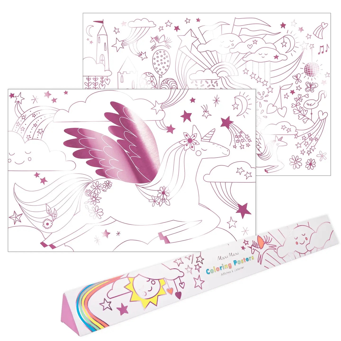 UNICORN COLORING POSTERS