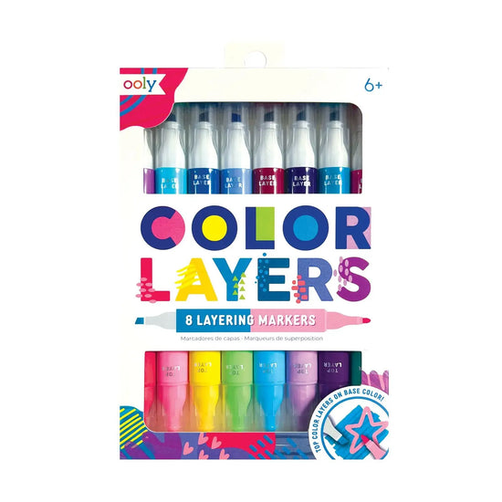 COLOR LAYERS DOUBLE ENDED LAYERING MARKERS