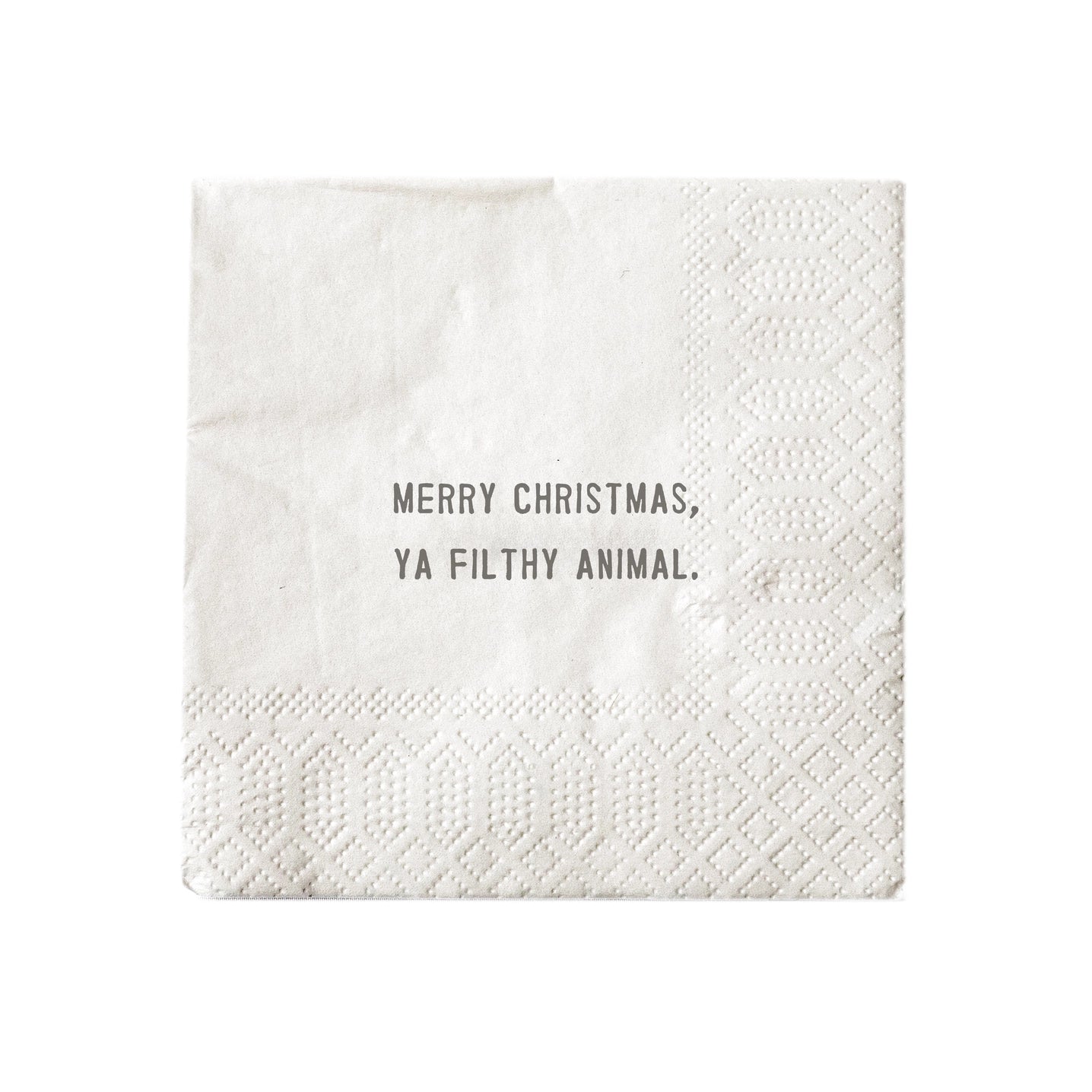 HOLIDAY COCKTAIL NAPKINS