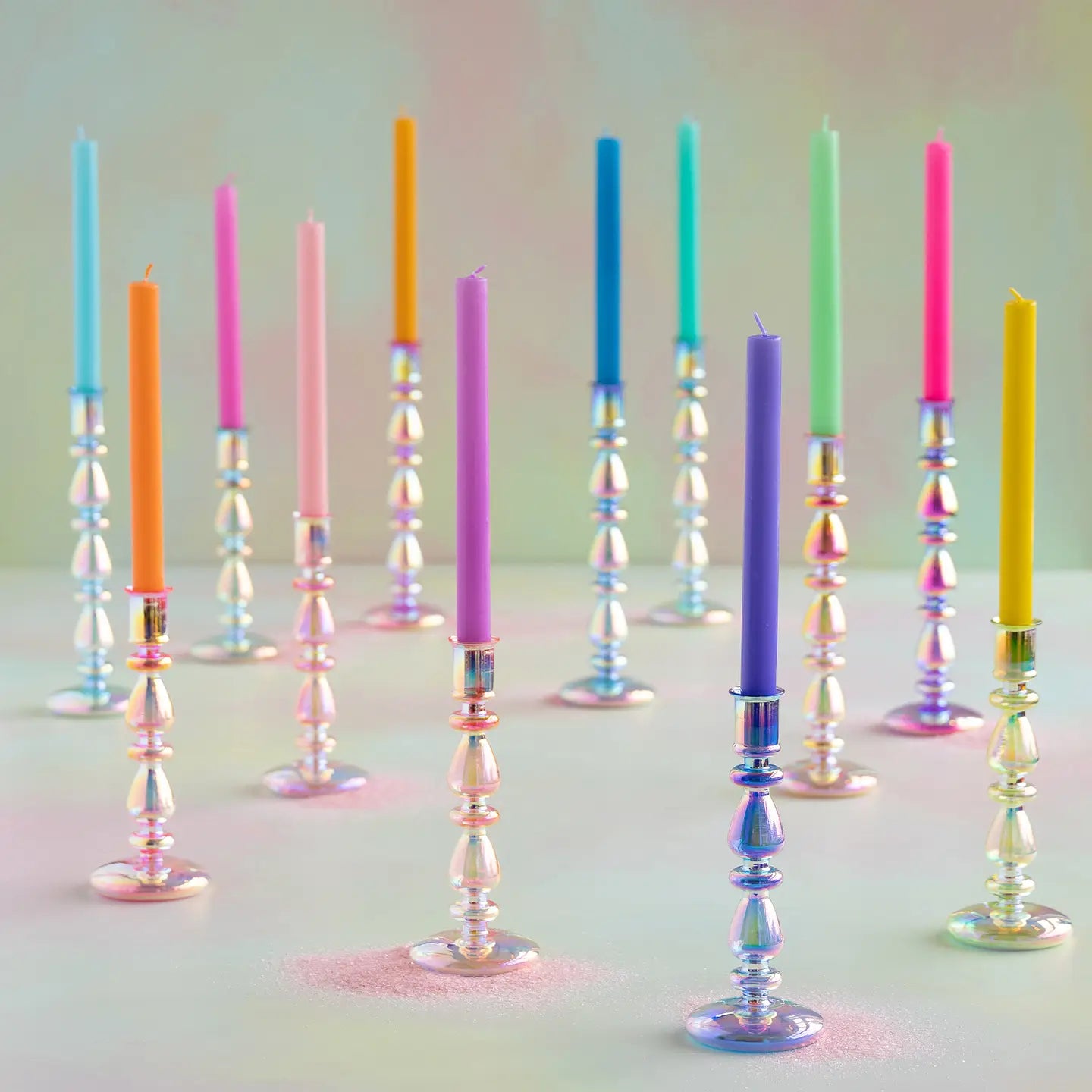 OPALESCENCE TAPER CANDLE HOLDER