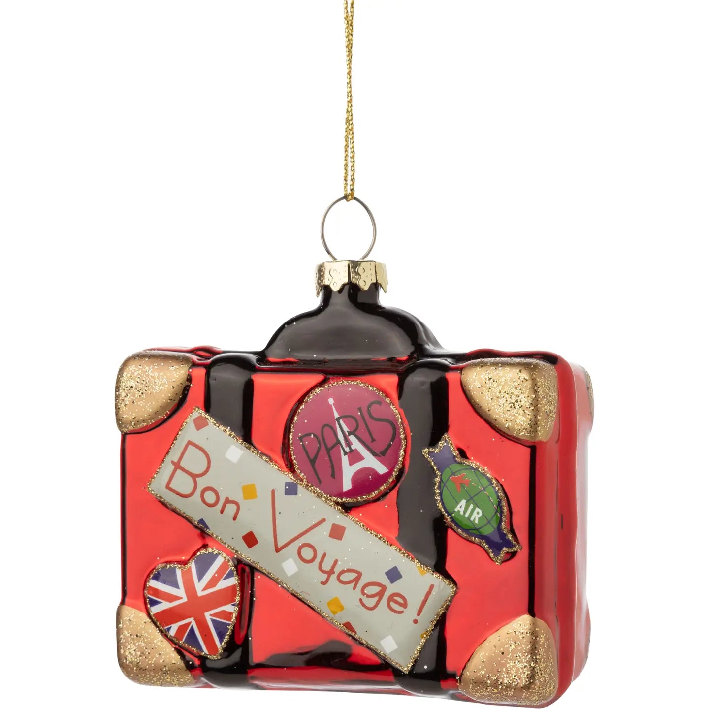 BON VOYAGE SUITCASE ORNAMENT