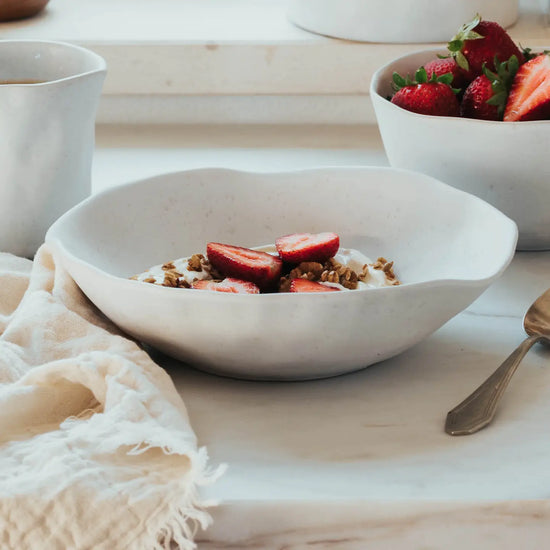 NATURE SHAPE PASTA PLATE/BOWL