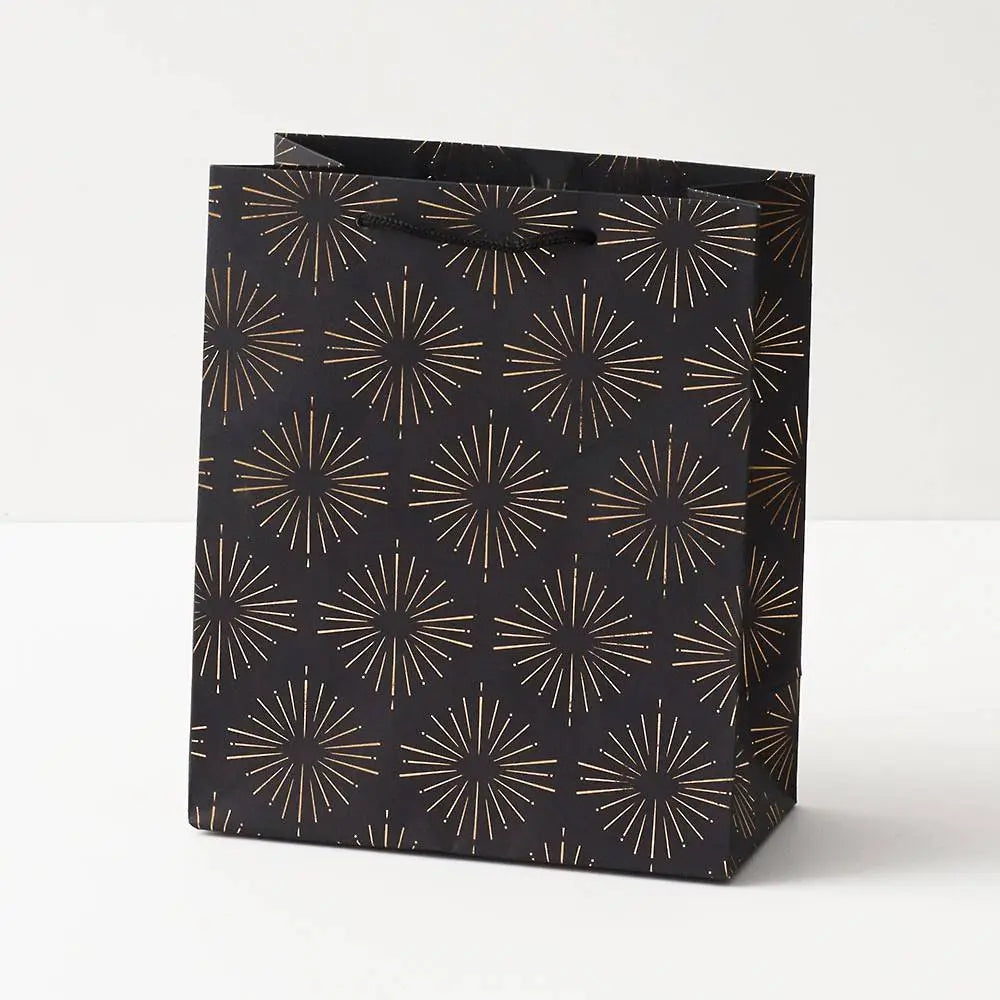 GOLD STARBURST GIFT BAG - MEDIUM