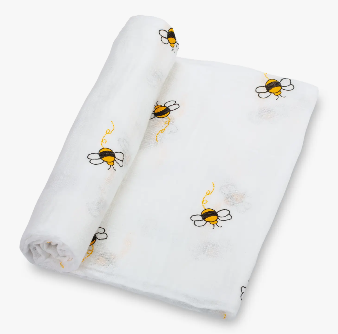 BABY SWADDLE BLANKET - BEES