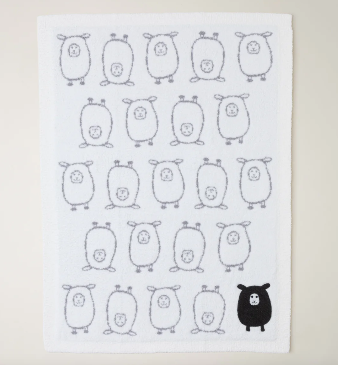 BAREFOOT DREAMS - COZYCHIC BLACK SHEEP BABY BLANKET