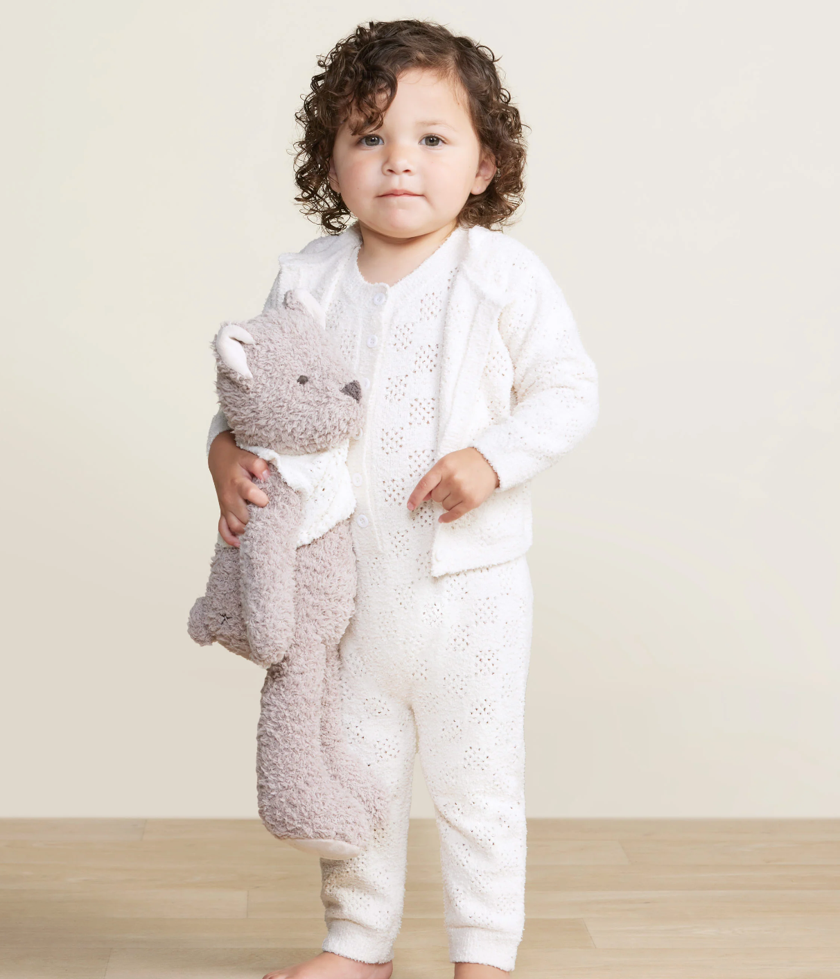 BAREFOOT DREAMS - COZYCHIC CHECKERED POINTELLE BABY SET