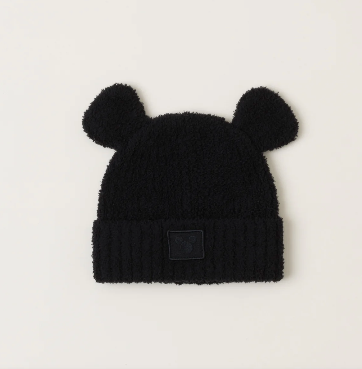 BAREFOOT_DREAMS_-_MICKEY_MOUSE_EARS_BEANIE - BLACK