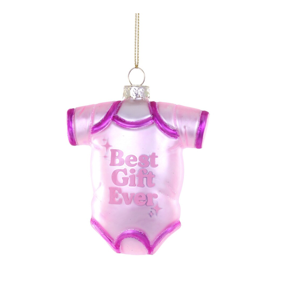 BEST GIFT EVER ORNAMENT - PINK