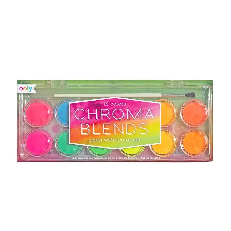 CHROMA BLENDS NEON WATERCOLOR PAINT OOLY