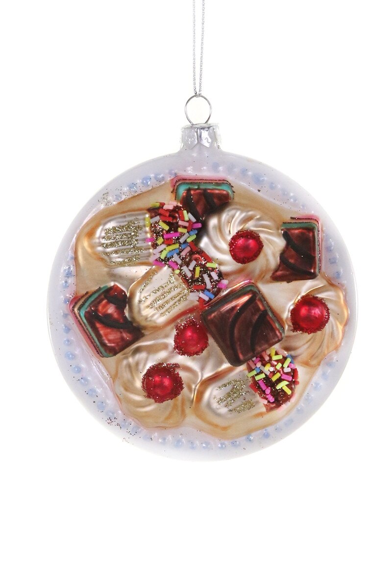 PLATE OF ITALIAN COOKIES ORNAMENT