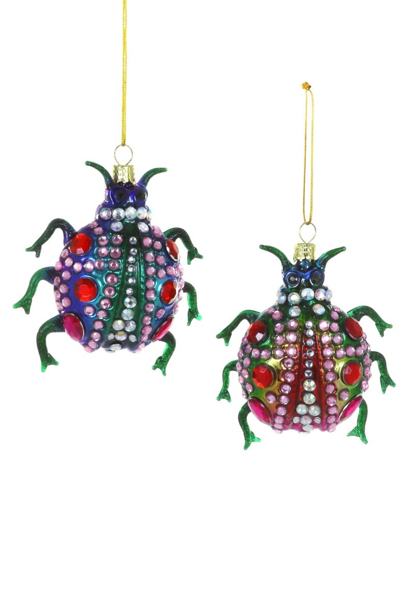 JEWELED BEETLE ORNAMENT