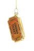 CINEMA TICKET ORNAMENT