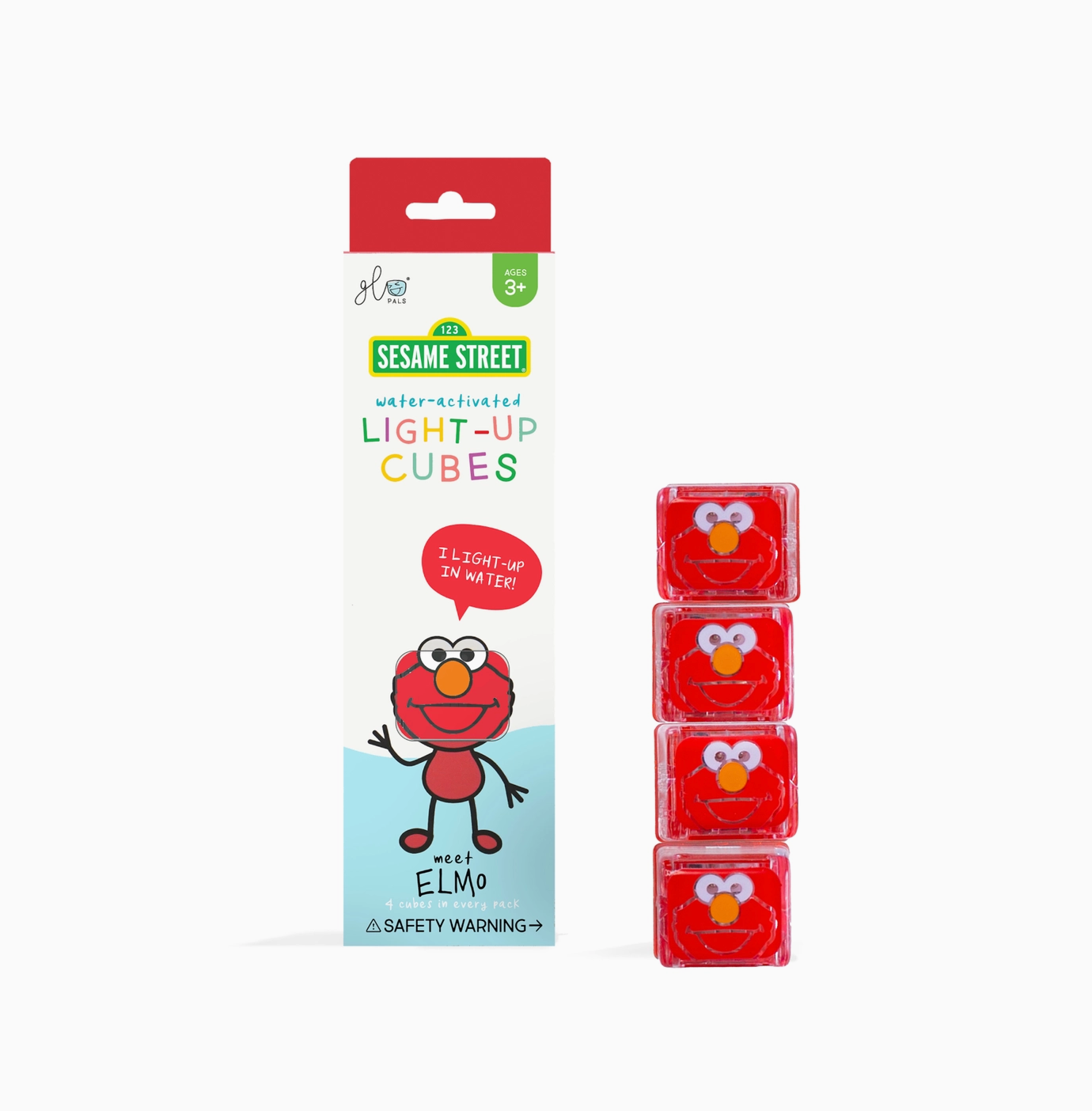 GLO PALS LIGHT-UP CUBES - ELMO