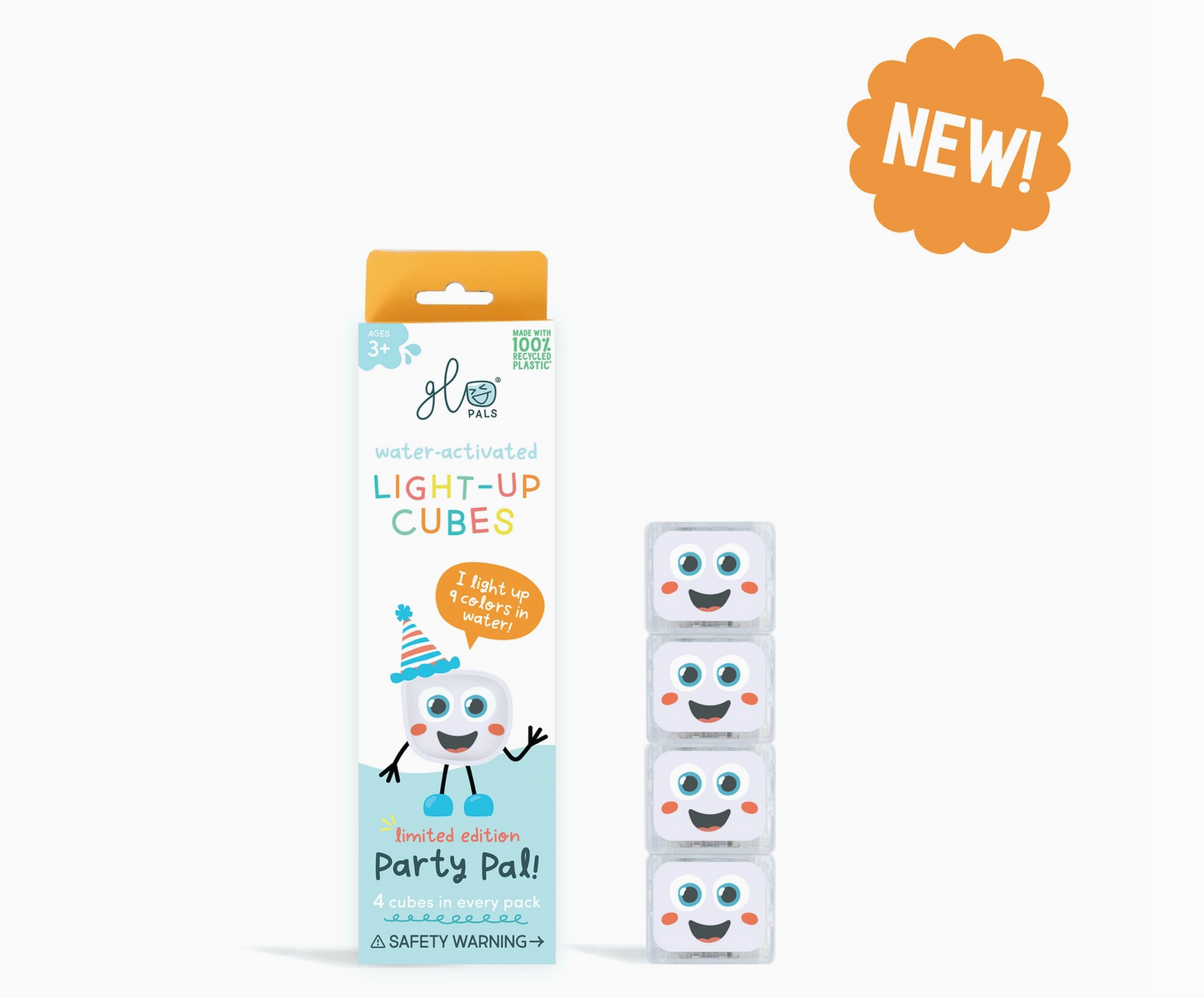 GLO PALS LIGHT-UP CUBES - PARTY PAL