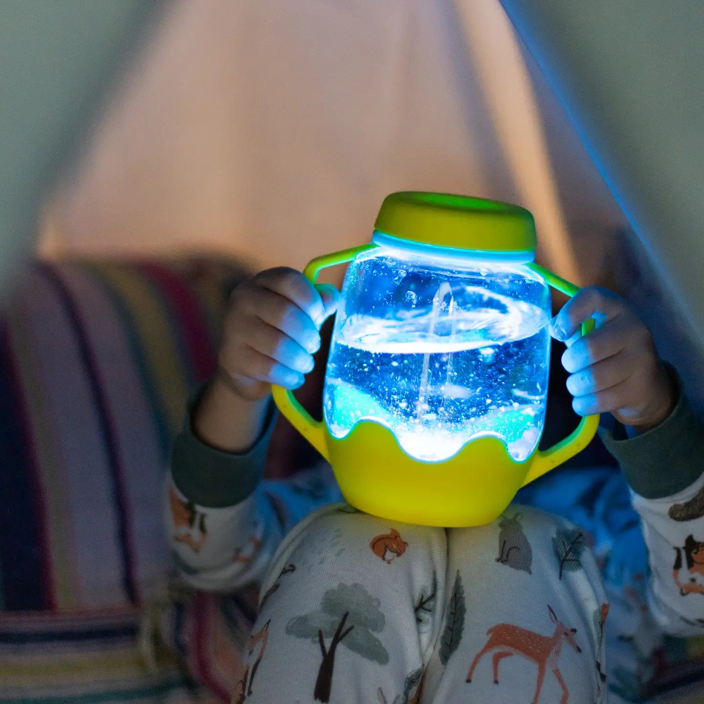 GLO PALS SENSORY PLAY JAR - YELLOW