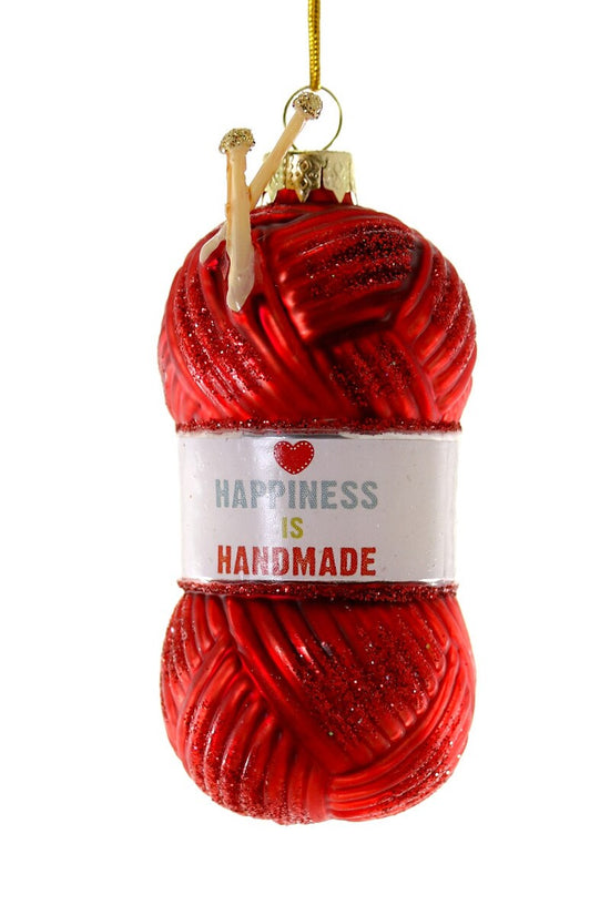 HAPPINESS IS HANDMADE ORNAMENT