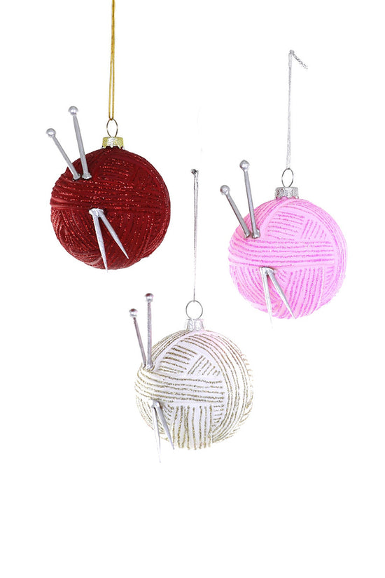 BALL OF YARN ORNAMENT